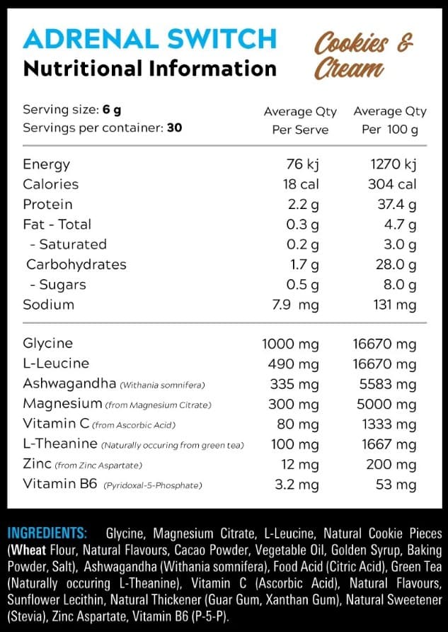 Adrenal Switch C&C np